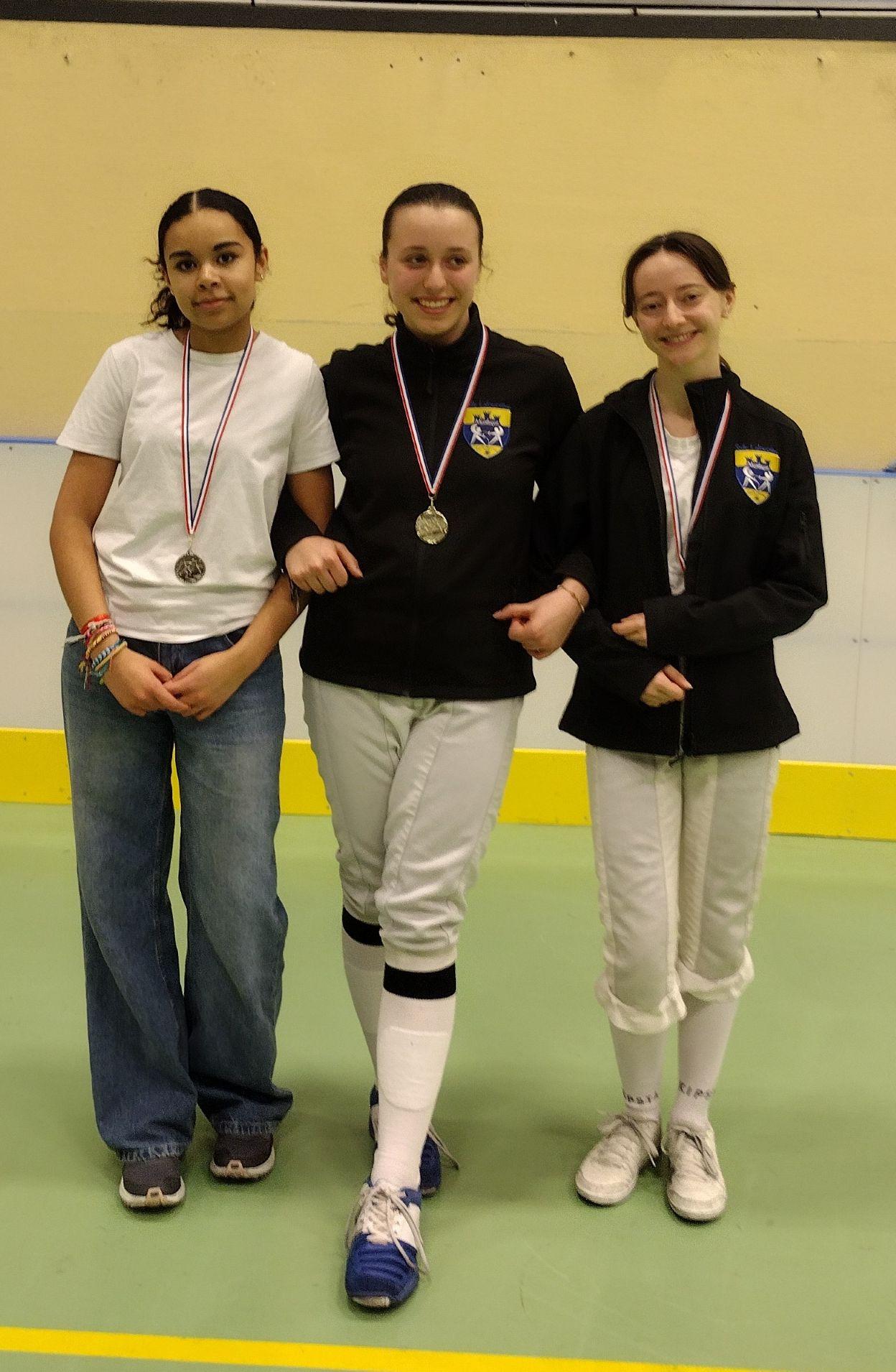 Podium m17 dames