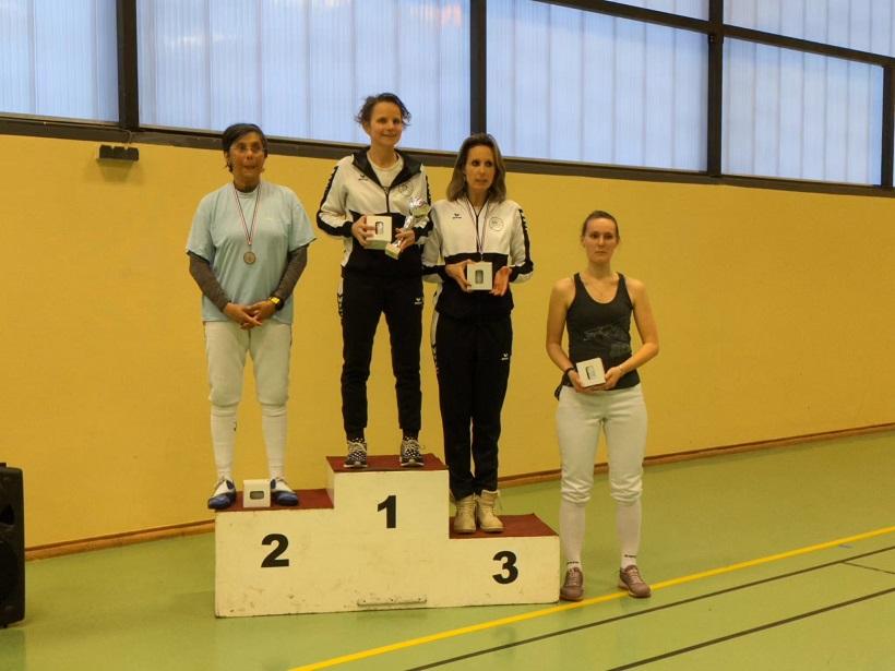 Podium seniors dames