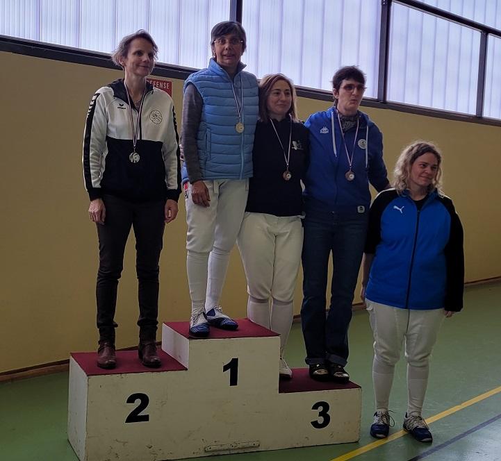 Podium veterans dames v1 v2