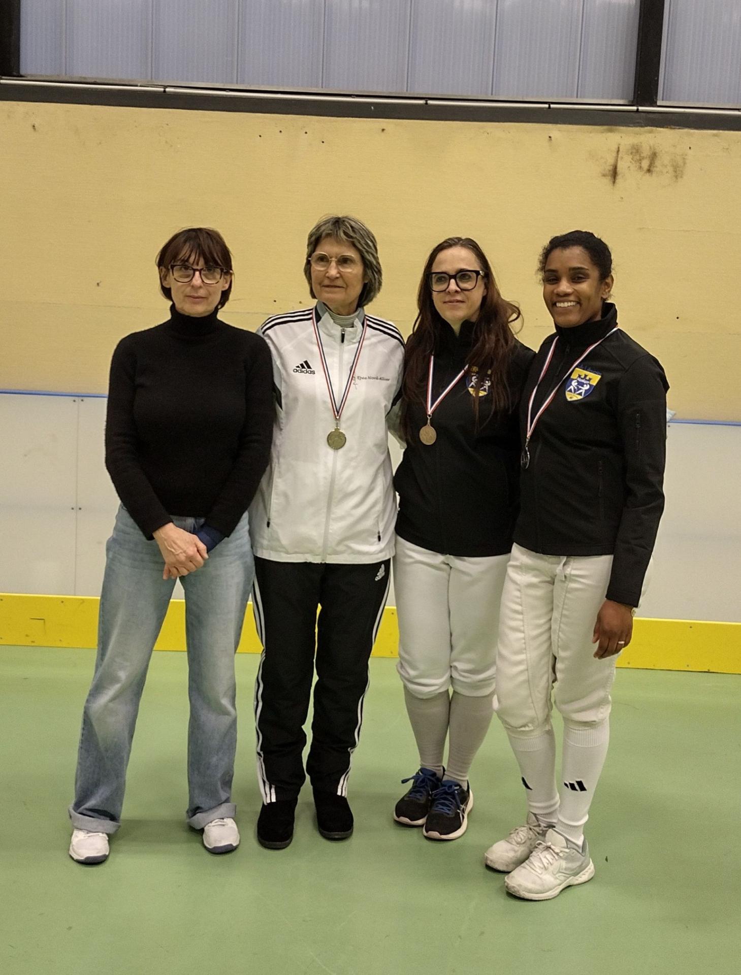 Podium veterans dames