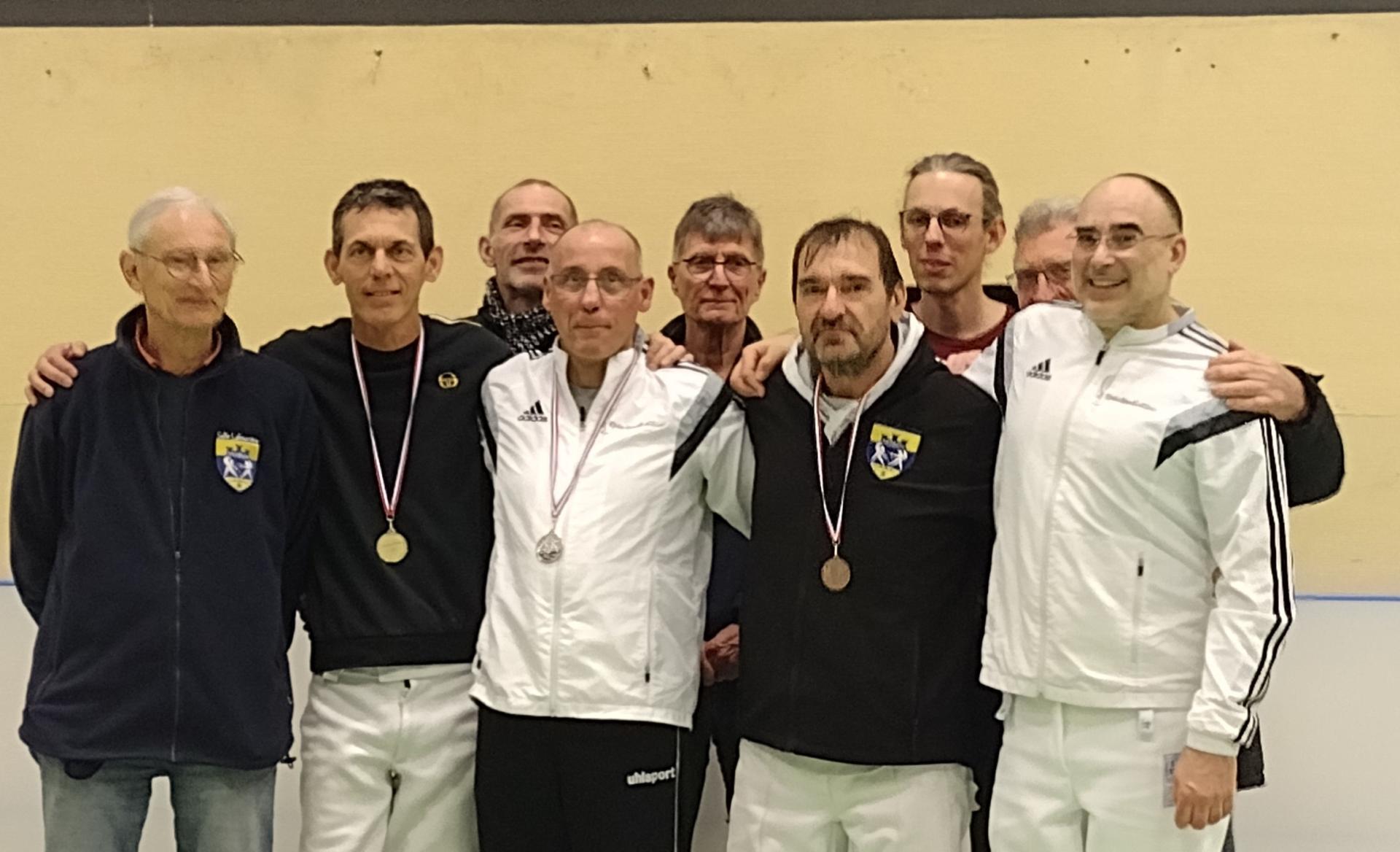Podium veterans hommes