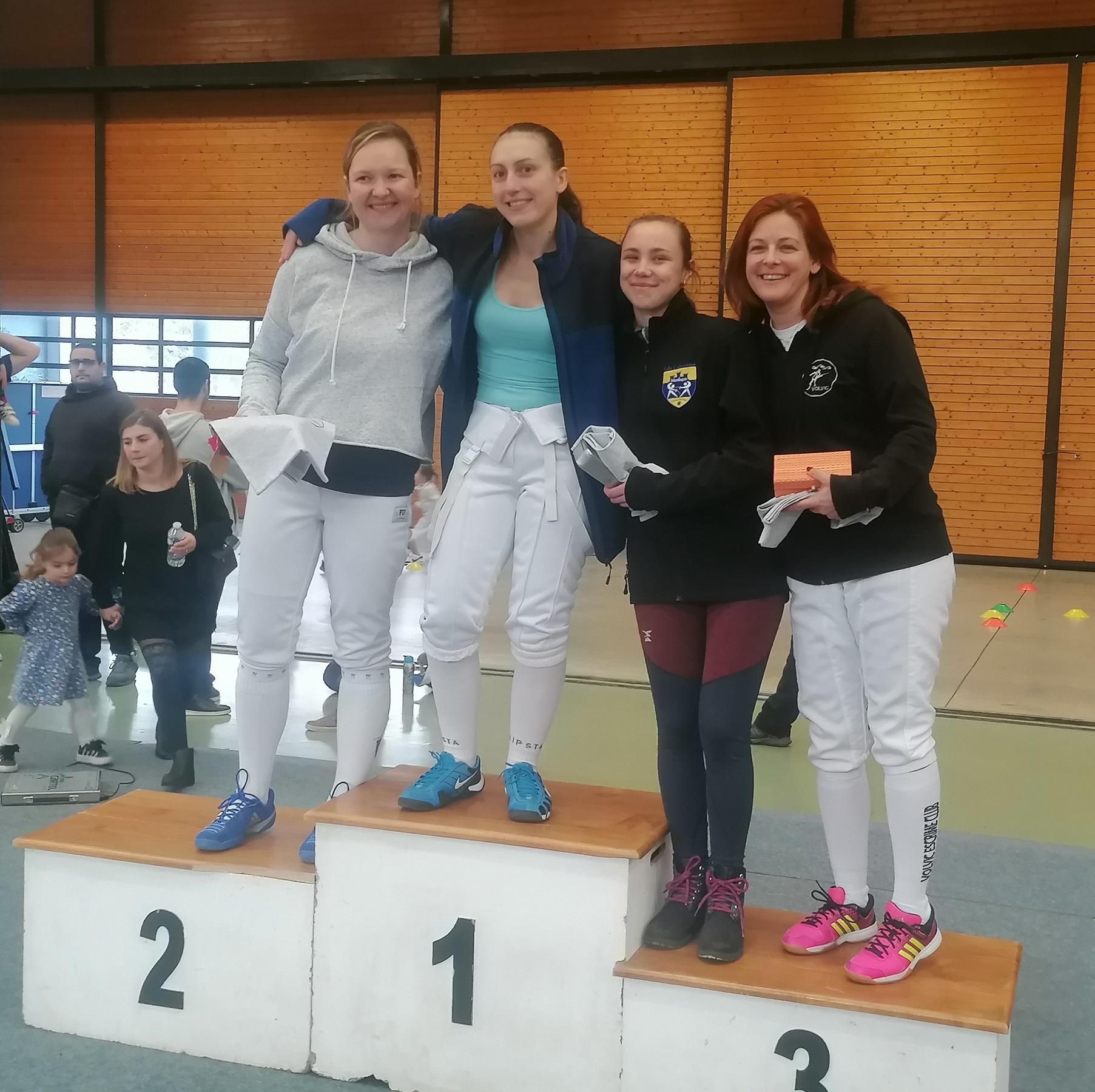 Volvic podium celine seniors